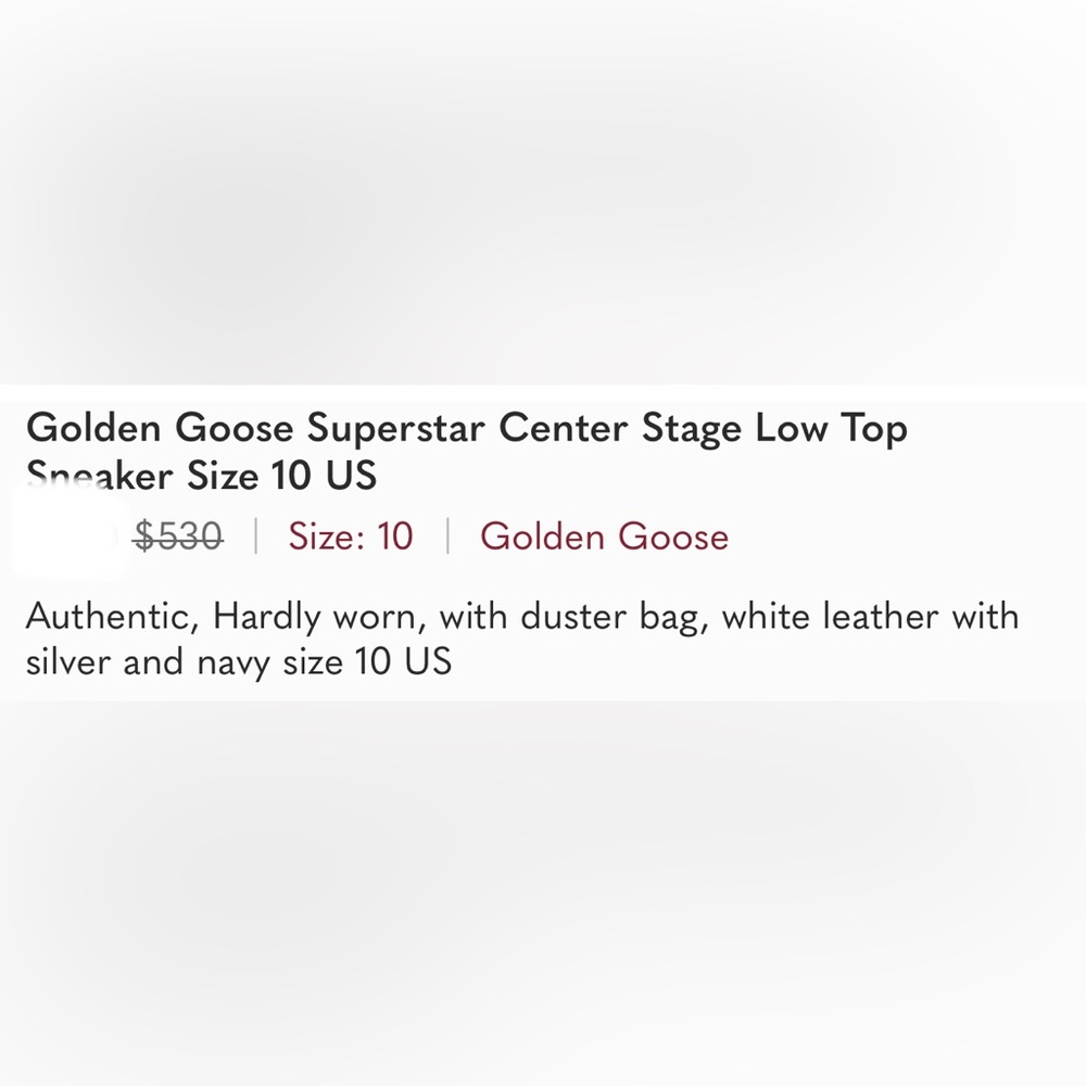 Golden Goose White and Gray Women's Sneakers - Picture 8 of 12